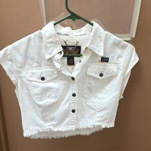 White Denim Women's Harley Shirt
